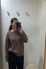 Layla knit - chocolate-Pash + Evolve-*Super soft & Warm *Long sleeve *Round neckline *Hi-Low hemline *Wool, Acrylic & polyester blend-Pash + Evolve