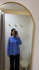 Layla knit - cornflower blue-Pash + Evolve-*Super soft & Warm *Long sleeve *Round neckline *Hi-Low hemline *Wool, Acrylic & polyester blend-Pash + Evolve