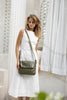 Lexci bag - olive green-Baleka Leather-Defined by minimalistic elegance, the Lexci bag features a sleek foldover silhouette with thoughtful details. A secure zip closure, discreet back zip pocket and two sophisticated compartments - including a front section with an internal zip and pockets for seamless organisation. Fully lined and designed for versatility, the adjustable strap lets you wear it crossbody or over the shoulder with effortless ease - Lexci is your everyday essential! A versatile and minimali