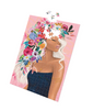 Lilah - 1000pc puzzle-Diesel & Dutch-Adorned with a bouquet of flowers in her cascading hair, this peaceful female figure creates a sense of calming strength. Designed by Milly and Mae and titled 