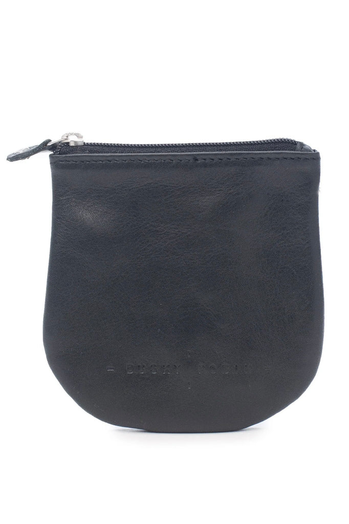 Lily coin purse - black-DUSKY ROBIN-The Lilly coin purse is made from soft buttery leather. big enough to fit a few cards, notes and coins but small enough to slide in your back pocket.Dimensions: 11.5 x 0.75 x11.5-Pash + Evolve