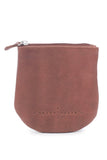 Lily coin purse - brown-DUSKY ROBIN-The Lilly coin purse is made from soft buttery leather. big enough to fit a few cards, notes and coins but small enough to slide in your back pocket.Dimensions: 11.5 x 0.75 x11.5-Pash + Evolve