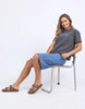Line Tee - Charcoal-Foxwood-Effortless style with an elevated twist, the Line Tee features exclusive chest embroidery for a touch of detail. Crafted from 100% cotton, this everyday essential offers a relaxed fit, round neckline, and soft, breathable feel-perfect for pairing with your go-to denim or layering under jackets. Foxwood exclusive front chest embroidery Round neckline Relaxed fit 100% Cotton Our model is 176cm and wears Size 10-Pash + Evolve