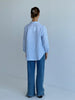 Linen shirt chambray - stripe-Pash + Evolve-One of our best selling linen Shirts !! This fun & stylish linen shirt will become one of your wardrobe favourites ! * Button down front * Collar * Long sleeves * Front pocket * 100% Linen-Pash + Evolve