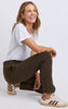 Lobby pant - coffee-Elm-The lovely lobby pant are a throw on and go style ideal for everyday wear. Featuring an elastic waist and draw cord for extra all-day comfort. Elastic waist and pockets Tapered leg Best seller Made with french terry cotton 95% Cotton, 5% Elastane-Pash + Evolve