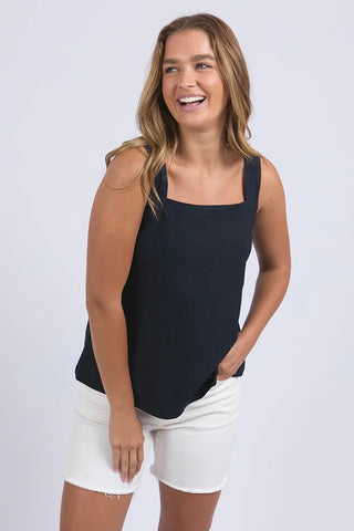 Half Collar Tee - Ecru Falling Hearts