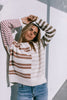 Lucy knit - chocolate/latte-Pash + Evolve-*Chocolate/Latte stripe *Long sleeve *Round neck *Super soft & comfy *65% Acrylic. 35% Wool-Pash + Evolve