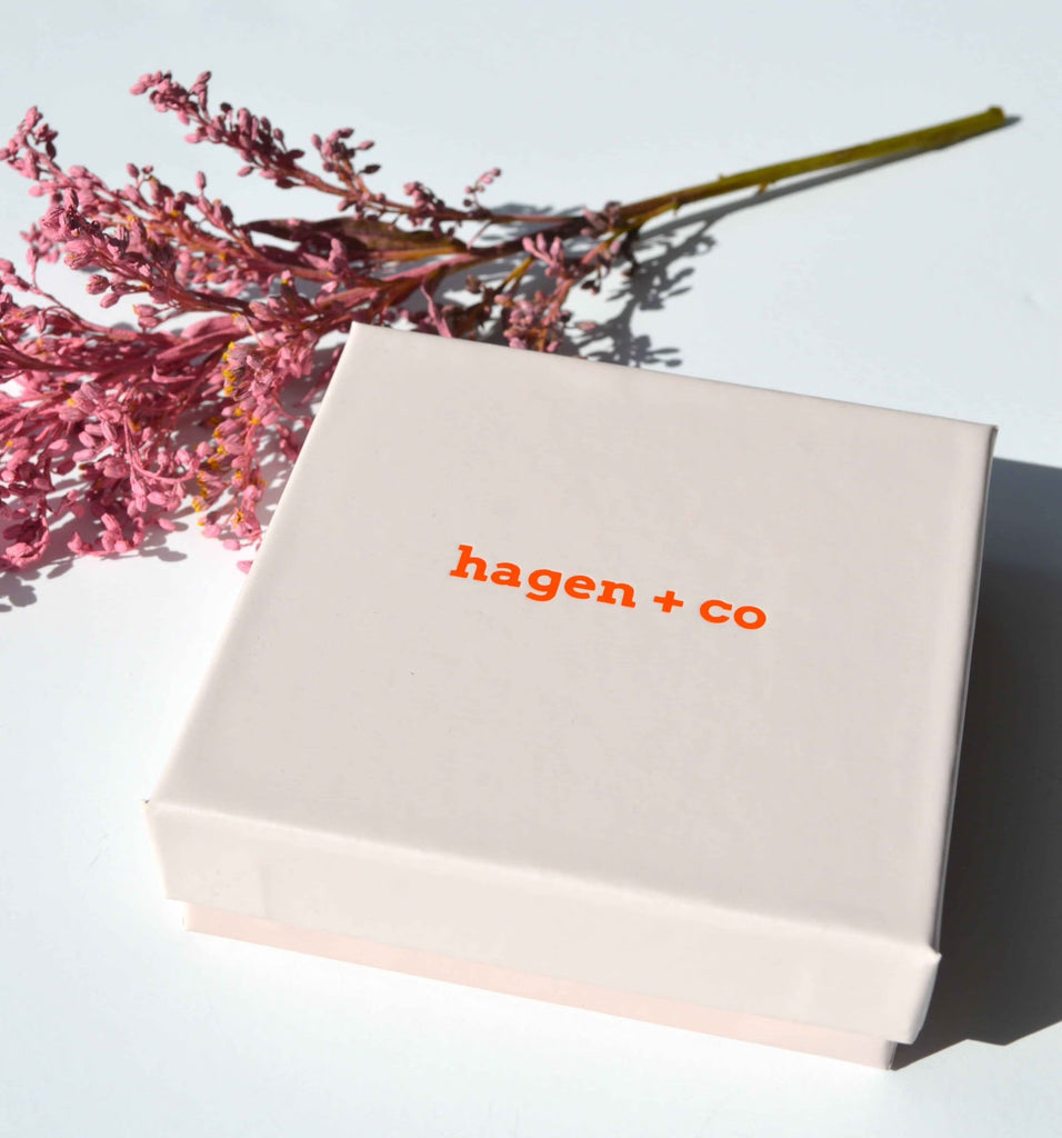 Luna earrings - sage-Hagen + Co-An organic shape marbled lilac acrylic with slight glimmer, and pretty gold oval hoop*Materials: Acrylic*Nickel Free earring hoops*Light weight and easy to wear.*Hoop: 30mmmmEarring: 20mm x 25mm*Packaged in a gift box-Pash + Evolve
