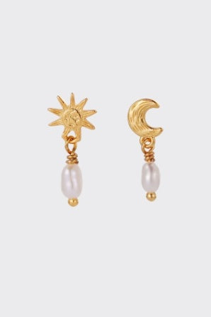 Shelly drop earring - silver