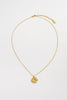 Luna pendant necklace - gold-Zarla-A fine chain finished with a sculpted sun pendant. Light-catching and radiant, it brings a warm, sunlit glow with a subtle celestial edge. Effortless, feminine, and designed to elevate everyday styling. *18K Gold Plated Solid Brass Base *Water proof: Can be worn in the ocean or pool-Pash + Evolve