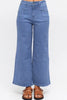 Madi pant - light wash blue-Pash + Evolve-Oh these are so good !! These are super high- waisted with in seam pockets at the front and normal pockets at the back. Featuring a wider- legged fit, these are incredibly stretchy and comfortable, in a mid weight denim. * Generous in size- go down one size these are super stretchy !!-Pash + Evolve