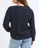Marley knit - Black-Elm-Classic and comfortable the new Marley Knit is constructed from a soft cotton and is a staple layer for every season. Relaxed fit Long sleeves Pair back with the matching Marley Knit Pant 100% Cotton-Pash + Evolve