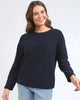 Marley knit - Black-Elm-Classic and comfortable the new Marley Knit is constructed from a soft cotton and is a staple layer for every season. Relaxed fit Long sleeves Pair back with the matching Marley Knit Pant 100% Cotton-Pash + Evolve