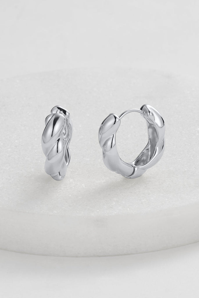 Maya hoop - silver