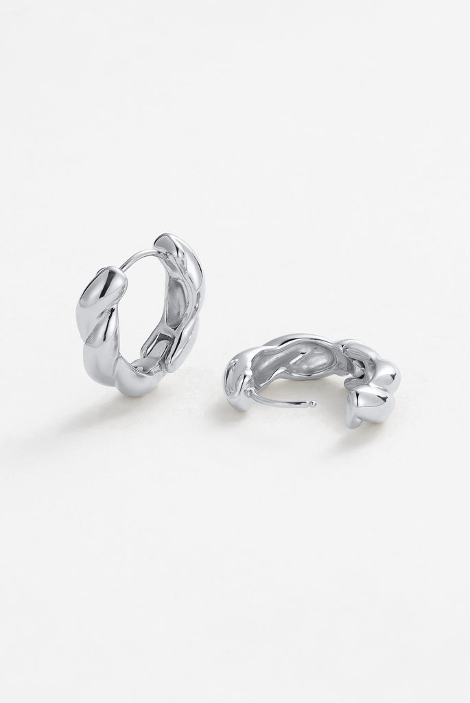 Maya hoop - silver