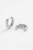 Maya hoop - silver-Zafino-Featuring a unique twist design, these hoops offer a modern yet timeless appeal, perfect for stacking or wearing solo. Their sleek silhouette and lightweight feel make them an essential addition to your jewellery collection. *Metal: Silver Rhodium Plated on Brass*Dimensions: 5mm x 17mm*Waterproof-Pash + Evolve