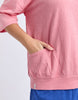 Mazie sweat - charm pink-Elm-The Mazie Sweat is the ideal blend of style and versatility. This oversized fit and 3/4 length sleeves allow plenty of room for movement. Made with a gorgeous lightweight Cotton fabric to make it ideal for layering. Best selling style Relaxed fit 3/4 length sleeves Pockets at the waistband 100% Cotton-Pash + Evolve
