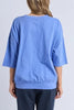 Mazie sweat - cornflower-Pash + Evolve-The Mazie Sweat is the ideal blend of style and versatility. This oversized fit and 3/4 length sleeves allow plenty of room for movement. Made with a gorgeous lightweight Cotton fabric to make it ideal for layering. Best selling style Relaxed fit 3/4 length sleeves Pockets at the waistband 100% Cotton Model is wearing a size 10-Pash + Evolve