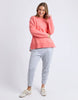 Melbourne crew - cosy coral-Elm-Designed from a classic Elm Crew, the new Melbourne Crew will be your new go-to casual jumper for every day. Featuring a scooped crew neckline, dropped raglan sleeve and splits at the hem, this relaxed-fitting crew is comfortable and stylish. Raglan sleeve Crew neckline Side hem splits Unbrushed Cotton fleece 100% Cotton Model is wearing a size 10-Pash + Evolve