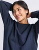 Melbourne crew - navy-Elm-Designed from a classic Elm Crew, the new Melbourne Crew will be your new go-to casual jumper for every day. Featuring a scooped crew neckline, dropped raglan sleeve and splits at the hem, this relaxed-fitting crew is comfortable and stylish. Raglan sleeves Crew neckline Hem splits Unbrushed cotton fleece 100% Cotton Model is wearing a size 10-Pash + Evolve