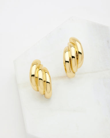 Elle hoop - silver