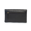 Mila purse - black-DUSKY ROBIN-Meet Mila, super slim and super stylish. Magnetic closure 16 card slots 2 large sections for notes or a phone Internal zip pocket External zip pocket Dark grey chambray lining Made from the finest, softest leather Size: 20.5cm length x 11.5cm width x 2cm depth-Pash + Evolve