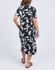 Mimosa Tee Dress - Black Print-Elm-Fresh and bold this exclusive Mimosa Print has been designed by our in-house Elm designers and complements the new Mimosa Tee Dress beautifully. The print takes the effortless comfort of a tee dress and makes it a stylish must-have. Exclusive Elm print Slide Splits Regular Tshirt dress fit Organic Cotton Jersey Model is 171cm and wears Size 10-Pash + Evolve