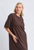 Mish Dress - Coffee-Elm-The Mish Dress is your throw-on-and-go wardrobe hero. Crafted from soft cotton rugby jersey with practical side pockets and a classic T-shirt silhouette, it's the perfect everyday dress for busy days, weekends and travel. Classic T-shirt dress Side pockets Knee length Relaxed fit 100% Cotton Rugby Jersey The Model is 173cm and is wearing a size 10-Pash + Evolve