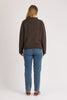 Mock Neck Seam Detail Jumper - Dark Chocolate-One Ten Willow-The Mock Neck Seam Detail Jumper is the perfect blend of cosy comfort and understated sophistication. Crafted in a rich dark chocolate hue, this knit offers effortless styling for cooler days while maintaining a refined, modern silhouette. The elevated seam detailing adds subtle interest, making it an easy piece to dress up with tailored pants or keep casual with your favourite denim. *Soft polyester, wool and elastane blend offering warmth with 