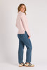Mock Neck Seam Detail Jumper - Pale Pink-One Ten Willow-The Mock Neck Seam Detail Jumper is the perfect blend of cosy comfort and understated sophistication. Crafted in a pale pink hue, this knit offers effortless styling for cooler days while maintaining a refined, modern silhouette. The elevated seam detailing adds subtle interest, making it an easy piece to dress up with tailored pants or keep casual with your favourite denim. *Soft polyester, wool and elastane blend offering warmth with gentle stretch.
