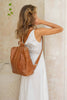Mollie Backpack - Vintage tan-Baleka Leather-Effortlessly stylish and thoughtfully designed, the Mollie Backpack combines modern functionality with timeless design. Made from Genuine leather, this versatile piece is perfect for everyday use, travel or work. Designed with security and comfort in mind, the bags main opening sits neatly against your back when worn, keeping your belongings close and protected! Main opening sits against your back for added security Internal slip pocket and zip compartment Extern