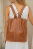 Mollie Backpack - Vintage tan-Baleka Leather-Effortlessly stylish and thoughtfully designed, the Mollie Backpack combines modern functionality with timeless design. Made from Genuine leather, this versatile piece is perfect for everyday use, travel or work. Designed with security and comfort in mind, the bags main opening sits neatly against your back when worn, keeping your belongings close and protected! Main opening sits against your back for added security Internal slip pocket and zip compartment Extern