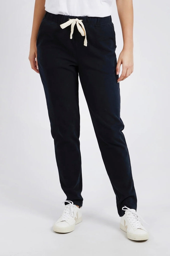 Monday Pant - Black-Foxwood-Who says we don't like Mondays? The Monday Pant is our new favourite go-to pant for ultra-comfort. Featuring an elastic waist and contrast drawcord, these unbrushed and cosy cotton pants are not just for Monday, you'll find yourself wearing them everyday of the week! Elastic waist Contrast drawcord Side pockets 100% Cotton Model is 176cm and wears Size 8-10 Designed in Australia-Pash + Evolve
