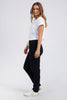 Monday Pant - Black-Foxwood-Who says we don't like Mondays? The Monday Pant is our new favourite go-to pant for ultra-comfort. Featuring an elastic waist and contrast drawcord, these unbrushed and cosy cotton pants are not just for Monday, you'll find yourself wearing them everyday of the week! Elastic waist Contrast drawcord Side pockets 100% Cotton Model is 176cm and wears Size 8-10 Designed in Australia-Pash + Evolve