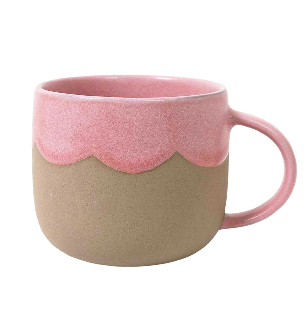 Mug single - raspberry-Robert gordon-Breakfast in bed never looked so cute! Available in two beautiful hand-glazed finishes, and five gorgeous shapes, each piece is microwave and dishwasher safe. The perfect gift for those who love the sweet things in life. Made from stoneware Microwave and dishwasher safe Beautiful reactive glaze finish 350ml Designed in Australia, Made in China-Pash + Evolve