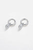 Nala hoop - Silver-Zafino-A stunning and addition to your jewellery collection. These earrings feature a beautiful disk charm with a sparkling crystal star in the centre that adds a touch of magic to your look. Made with high-quality materials and attention to detail, the Nala Earring is both durable and captivating. With their comfortable fit and easy-to-wear closure, they are perfect for everyday wear or special occasions. Metal: 18K Gold Plated on BrassDimensions: 10mm HoopWater Resistant: Splash proof,
