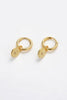 Nala hoop - gold-Zafino-A stunning and addition to your jewellery collection. These earrings feature a beautiful disk charm with a sparkling crystal star in the centre that adds a touch of magic to your look. Made with high-quality materials and attention to detail, the Nala Earring is both durable and captivating. With their comfortable fit and easy-to-wear closure, they are perfect for everyday wear or special occasions. Metal: 18K Gold Plated on BrassDimensions: 10mm HoopWater Resistant: Splash proof, n