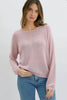 Neave knit top - pink-Pash + Evolve-*Long sleeve *round neck *Light weight knit *65% Linen, 35% Viscose-Pash + Evolve