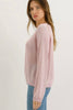 Neave knit top - pink-Pash + Evolve-*Long sleeve *round neck *Light weight knit *65% Linen, 35% Viscose-Pash + Evolve