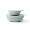 Nesting Bowl 2 Piece Set - Eucalyptus-STYLEWARE-Meet daily life’s dynamic duo. Like Fridays and big smiles, sunny days and ocean sprays, wine and...more wine, the 2- piece Set features our most versatile bowls. Make life easier while never compromising on style. ⏤ Snap-tight (perfect for wet foods, take care with liquids) ⏤ Timeless Style ⏤ Microwave, dishwasher, fridge + freezer friendly ⏤ BPA/Phthalate free ⏤ Nesting Storage ⏤ Made and Designed in Australia SMALL H: 5.7cm, Ø: 17.5cm,Vol: 1.0L X SMALL H: 4