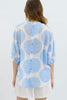 Nikola shirt - ice blue spot-Pash + Evolve-Our best selling Nikola shirt, now in spots! This top is super easy to wear, and the most flattering fit on. Easily dress her up or down. * Button up front & back * Short sleeves * hi-low hemline * 100% Linen-Pash + Evolve