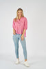 Nikola shirt - pink-Pash + Evolve-Nikola is always on Demand, in fact you will want to own her in every colour. This top is super easy to wear, and the most flattering fit on. Easily dress her up or down. * Button up front & back * Short sleeves * hi-low hemline * 100% Linen-Pash + Evolve