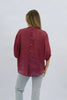 Nikola shirt - rosewood-Pash + Evolve-Our best selling Nikola shirt!! This top is super easy to wear, and the most flattering fit on. Easily dress her up or down. * Button up front & back *Short sleeves * hi-low hemline * 100% Linen-Pash + Evolve