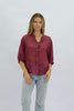 Nikola shirt - rosewood-Pash + Evolve-Our best selling Nikola shirt!! This top is super easy to wear, and the most flattering fit on. Easily dress her up or down. * Button up front & back *Short sleeves * hi-low hemline * 100% Linen-Pash + Evolve