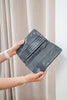 Noa wallet - navy blue-Baleka Leather-Sleek, functional, and effortlessly modern — the Noa Wallet is designed to keep your essentials beautifully organized. It features a magnetic closure for a smooth, secure snap and a back zip pocket for quick-access items. Inside, you’ll find a thoughtfully designed layout with an internal zip compartment, 2 note dividers, and 16 card slots The Noa Wallet combines practicality with a minimalist aesthetic, making it the perfect accessory for wherever your day takes you. 