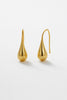 Nova earring - gold-Zafino-The Nova Mini in silver is sleek and sculptural, designed with a unique teardrop form that stands out in its simplicity. A perfect balance of elegance and contemporary design. *Brass Base *Splash Proof: Splashes or occasional water contact *4mm (w) x 14mm (L)-Pash + Evolve