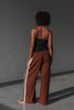 Nova stripe pant - chocolate-Pash + Evolve-*Pockets *White stripe down side *Relaxed fit *Elasticated waist *Draw string *70% Linen/30% Viscose-Pash + Evolve
