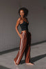 Nova stripe pant - chocolate-Pash + Evolve-*Pockets *White stripe down side *Relaxed fit *Elasticated waist *Draw string *70% Linen/30% Viscose-Pash + Evolve