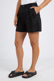 Oakleigh short - black-Foxwood-Lovely Linen! The Oakleigh Shorts are comfort plus style. Featuring a classic button front opening, the elastic back ensures a flattering fit and the ultimate in comfort for everyday wear. Front button opening Flat front waistband Side pockets Linen material Our model is 176cm tall and wears size 8-10-Pash + Evolve