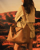 Ohio Overnight Bag - Nutmeg-Louenhide-The Ohio Nutmeg Overnight Bag is a sleek, unisex style designed for weekends away, business trips, and short getaways. A refined take on the vegan leather overnight bag, she balances functionality with effortless polish. Crafted from smooth vegan leather, her compact rectangular silhouette is perfectly sized to fit in overhead compartments, while offering a spacious interior for all your travel essentials. In a timeless tone, Ohio Nutmeg also doubles as a brown weekend